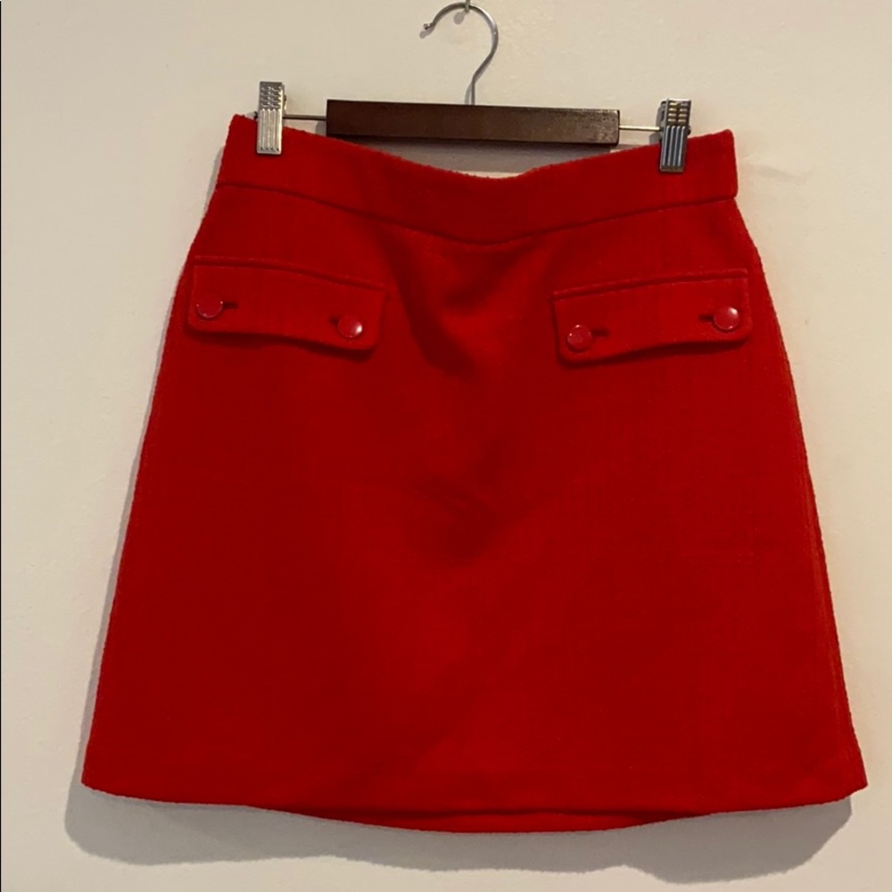 Red skirt